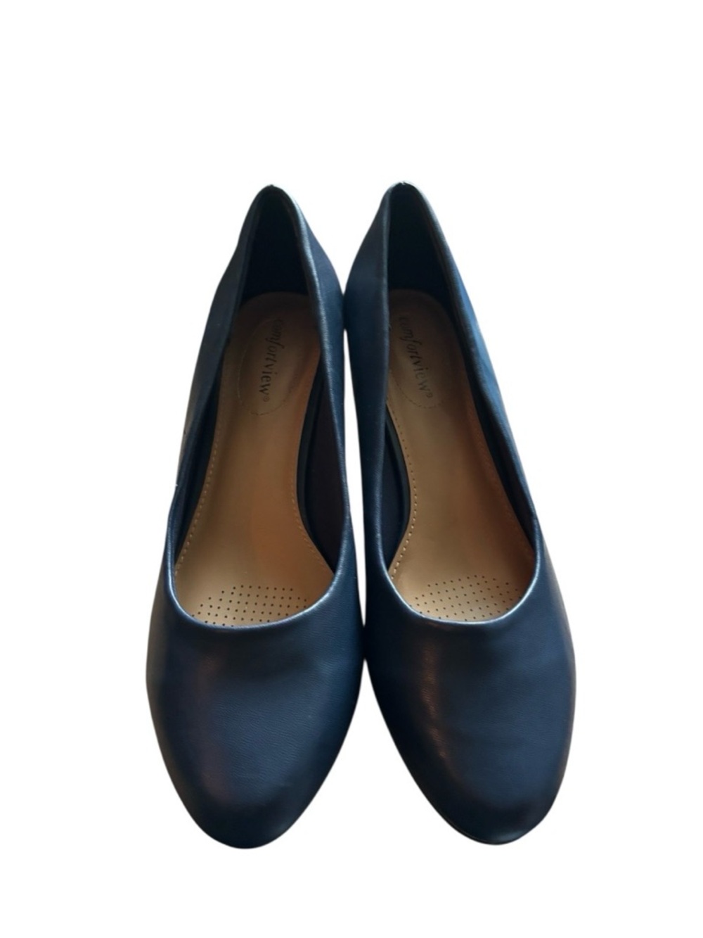 Comfortview VIDA Classic Navy Blue Pumps. Size 10M